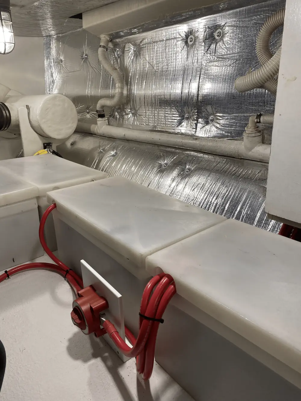 Everett Yacht Service | Battery Shelf and Insulation